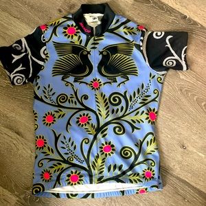 Sugoi Cycling Jersey Purple Tree Branch Size XS/TP